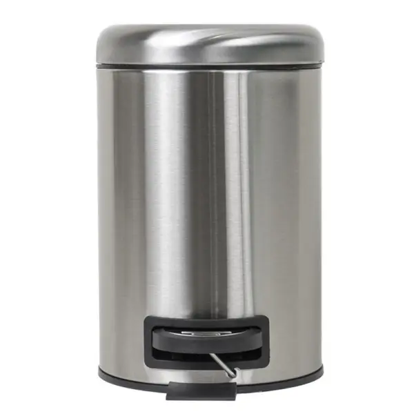 Cos Menajer din Inox, cu Pedala, 3 l