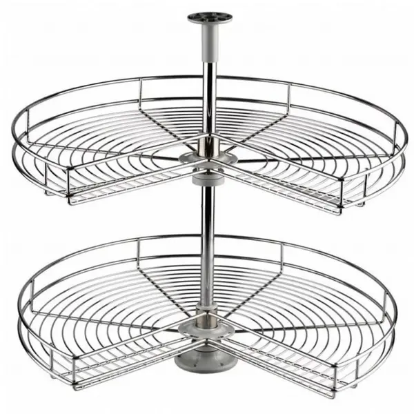 Cos Rotativ Model 3/4, pentru Corp de 800 mm, Fi 710 mm, H 590-770 mm, Finisaj Crom Lucios