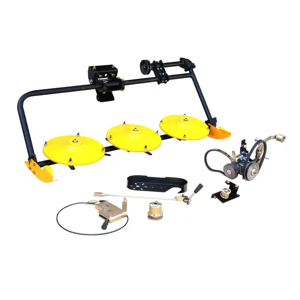 Cositoare Frontala Rotativa Progarden cu 3 Discuri pentru Minitractoare Campo T18 G2, G2.1, V25.1