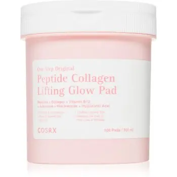 Cosrx One Step Original Peptide Collagen Lifting Glow Pad dischete de tonifiere pentru fermitatea și lifting-ul tenului