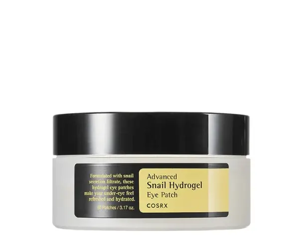 COSRX - Plasturi pentru ochi Advanced Snail Hydrogel Eye Patch, 60 buc