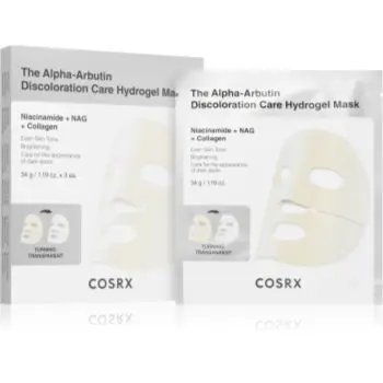 Cosrx The Alpha-Arbutin Discoloration Care mască hidrogel pentru uniformizarea nuantei tenului