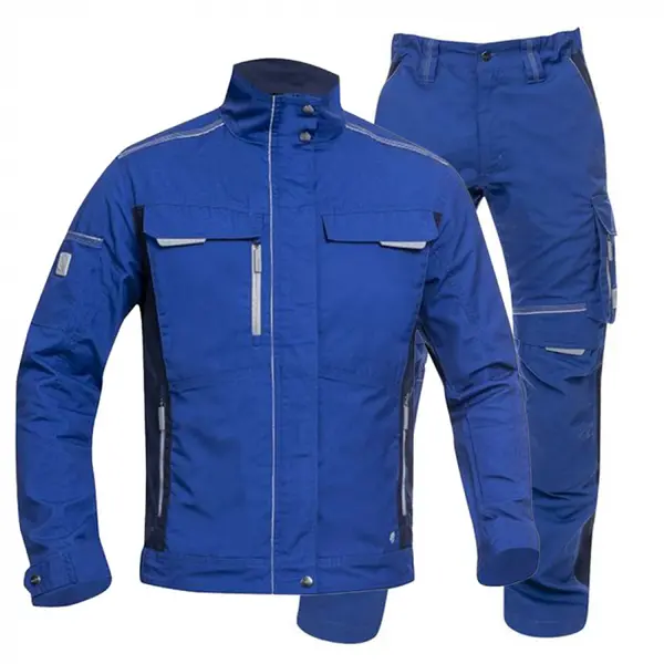 Costum albastru cu pantaloni de lucru, hidrofobizat, URBAN+ M, 46, ALBASTRU