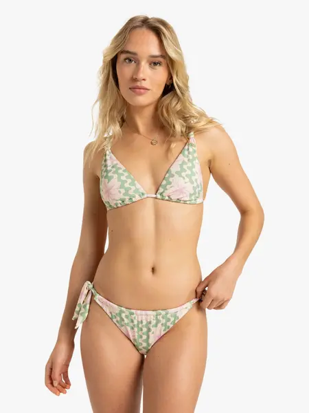Costum de baie - 2 parti Hibiscus Daze Elongated Tri St