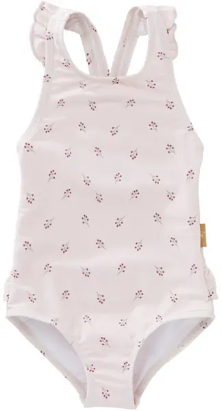 Costum de baie dintr-o singură piesă pentru copii cu protecție UV 50+ Fresk - Berries, 122-128 cm