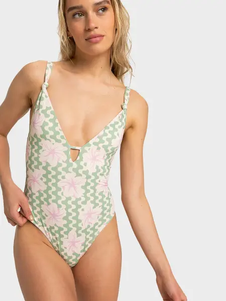 Costum de baie intreg Hibiscus Daze One Piece