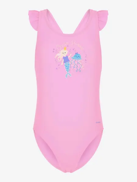 Costum de baie intreg Little Girls All-over Printed