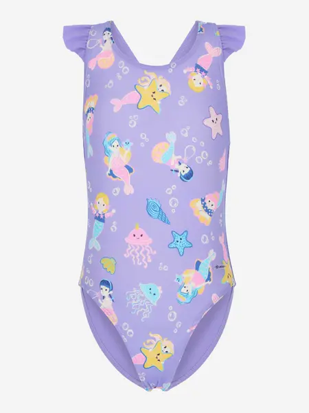 Costum de baie intreg Little Girls All-over Printed