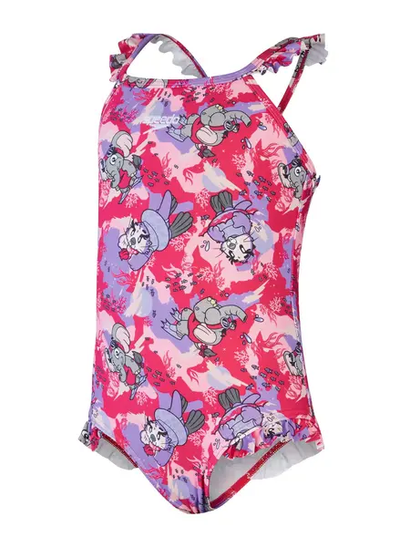 Costum de baie intreg Lts Digi Frill Trsp if