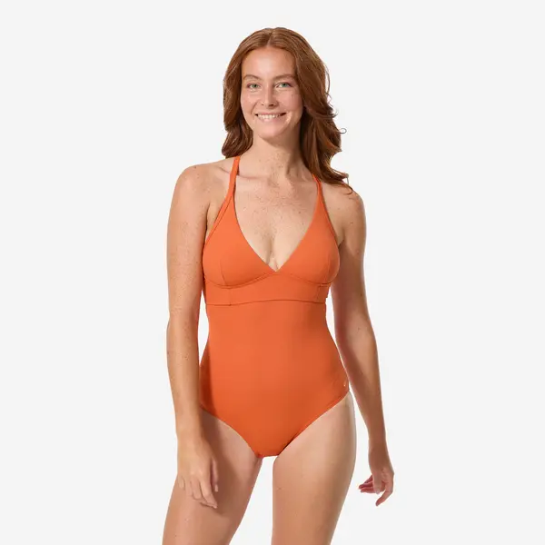 Costum de baie întreg texturat surf Bea Simi Cărămiziu Damă