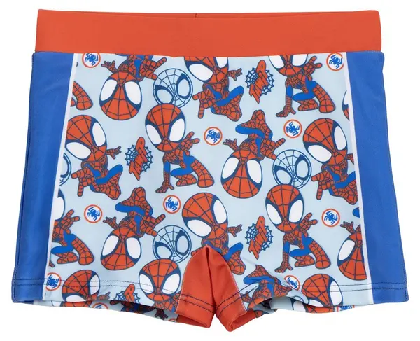 Costum de baie pentru copii tip boxer Cerda - Spidey, 2 ani, cu margini albastre