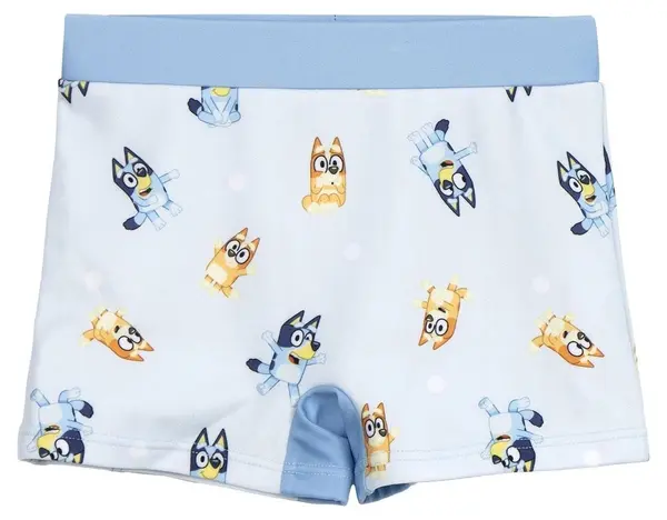 Costum de baie pentru copii tip boxeri Cerda - Bluey, 2 ani, albastru deschis