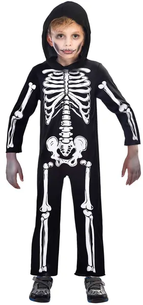 Costum de carnaval pentru copii Amscan - Skeleton, 10-12 ani