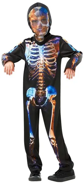 Costum de carnaval pentru copii Rubies - Skeleton, mărimea S