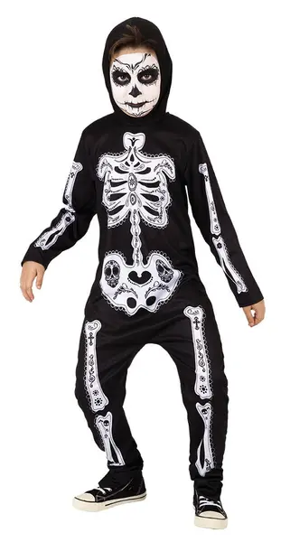 Costum de carnaval - Schelet fermecator