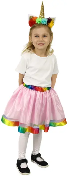 Costum de teatru Rappa - Unicorn II, tiara si fusta tutu