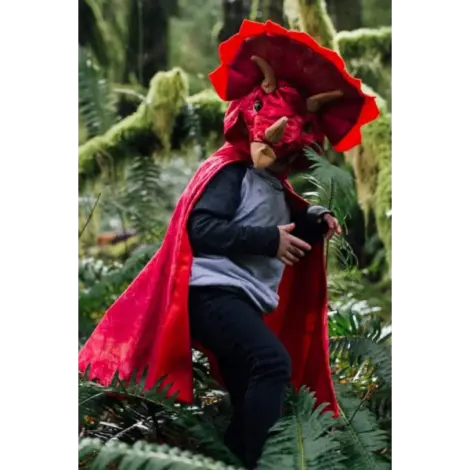 Costum dinozaur triceratops pelerina 4-6 ani