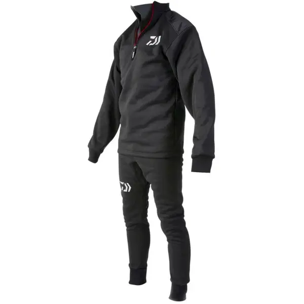 Costum Fleece Black/Red Marime XL