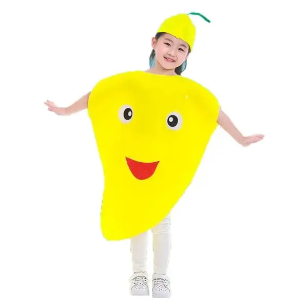 Costum fruct Mango, DEPOX , galben, marime universala