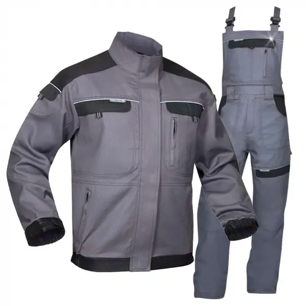 Costum gri cu pantaloni cu pieptar de lucru, Ardon COOL TREND L, 54, GRI