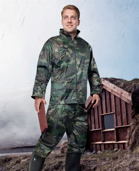 Costum impermeabil de ploaie camuflaj, Ardon CLEO 3XL, CAMUFLAJ