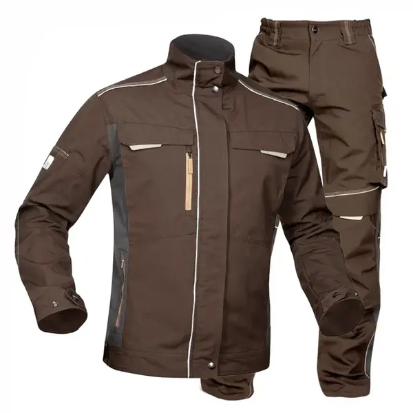 Costum maro cu pantaloni de lucru, hidrofobizat, URBAN+ L, 52, MARO