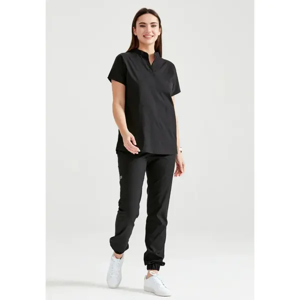 Costum medical negru unisex, Model Activity - XS