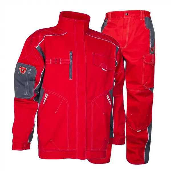 Costum rosu de lucru cu pantaloni in talie, Ardon VISION 54, 50, ROȘU
