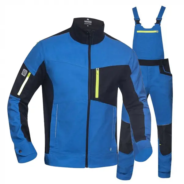 Costum salopeta albastru cu jacheta si pantaloni cu pieptar, Ardon 4XSTRETCH 2XL, 48, ALBASTRU
