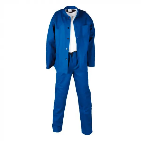 Costum salopeta de lucru barbati (bluza + pantaloni), culoarea albastru, Ardon KLASIK 62, ALBASTRU