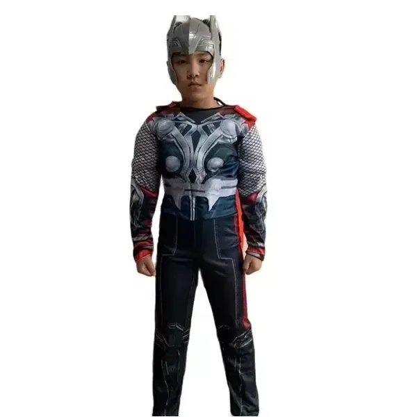 Costum Thor, Halloween, Carnaval, 3-5 ani, 90-110 cm