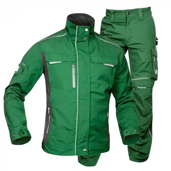 Costum verde cu pantaloni de lucru, hidrofobizat, URBAN+ M, 46, VERDE