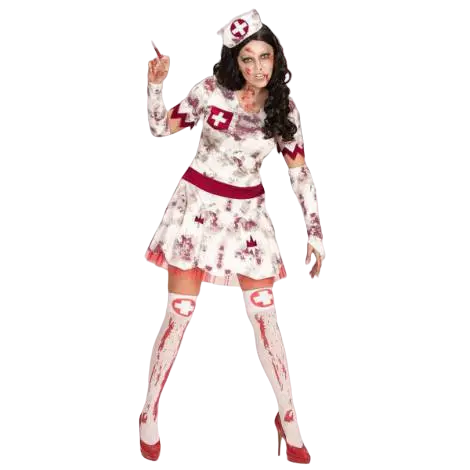Costum zombie - asistenta halloween