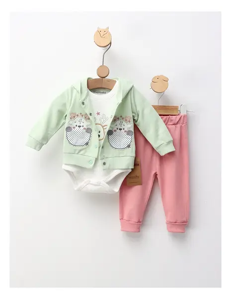 Costumas 3 piese, Loving Deer, verde