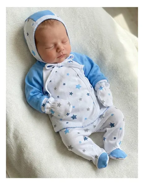 Costumas 5 piese Romania stelute bleu