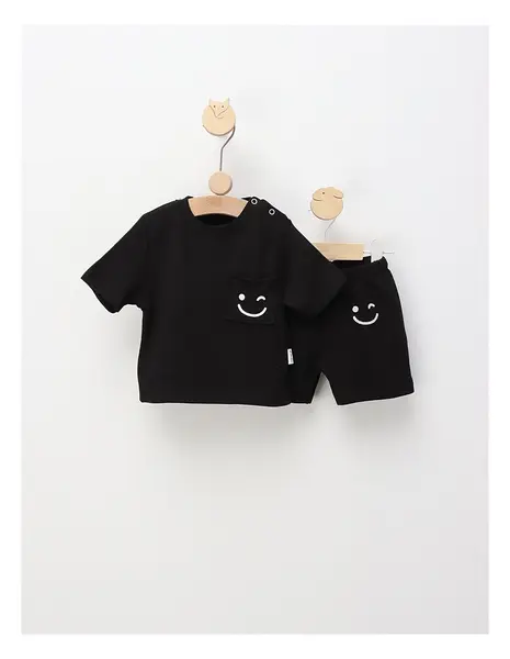 Costumas de vara, Smile Face, negru