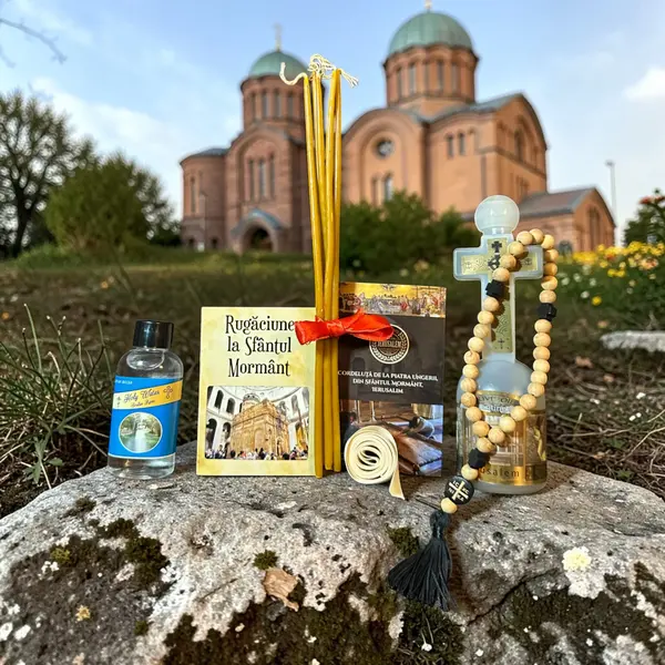 „Coșul Binecuvântat de Paște”: Set Complet pentru Noaptea de Înviere - Default Title