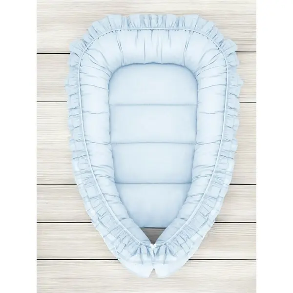 Cosulet bebelus MimiNu pentru dormit Baby Nest 55x75 cm Colectia Royal Blue