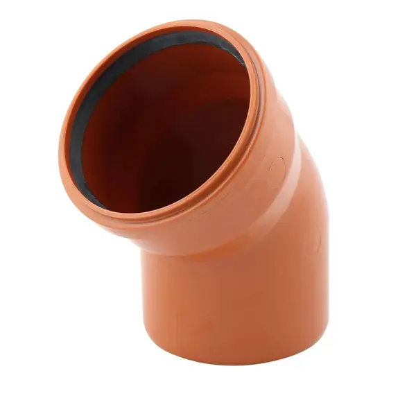 Cot canalizare din PVC la unghi de 30 grade D160