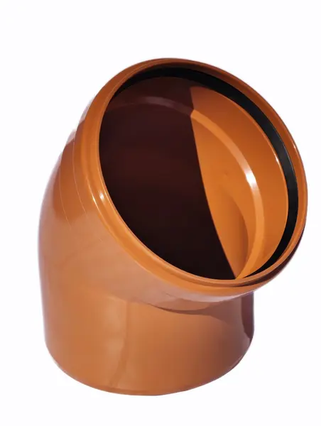 Cot canalizare din PVC la unghi de 45 grade D125