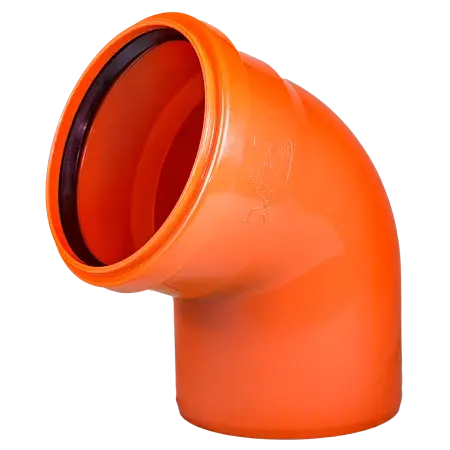Cot canalizare din PVC la unghi de 67 grade D200