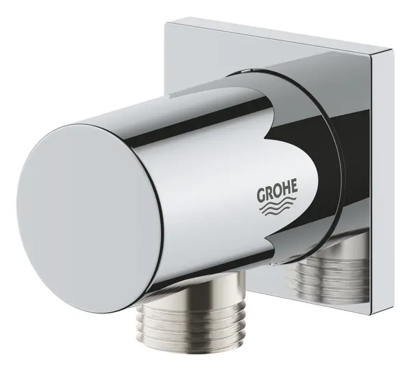 Cot de iesire Grohe Rainshower, 1/2", protectie anti-reflux, crom