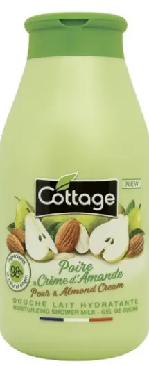 Cottage Cremă de duș Pear & Almond, 250 ml