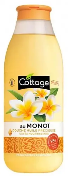 Cottage Ulei de duș hrănitor Monoi, 560 ml