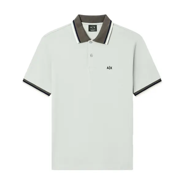 Cotton polo shirt hedge green M