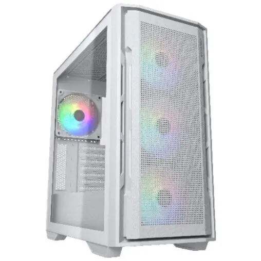 Cougar Carcasa COUGAR UNIFACE RGB, Mid Tower, tempered glass, Alb