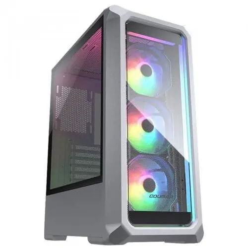 COUGAR GAMING Carcasa Cougar Archon 2 RGB, Fara sursa, Mid Tower, Tempered glass, Alb