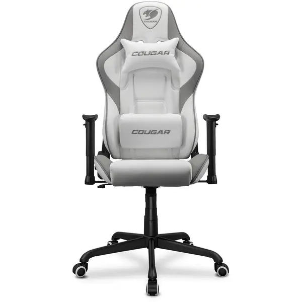 Cougar Scaun gaming Cougar CGR-ARMOR ELITE, cadru otel, blat reglabil ,suporta 120 kg, Alb