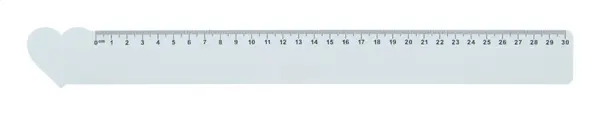 Couler 30 riglă casă, 30 cm - alb