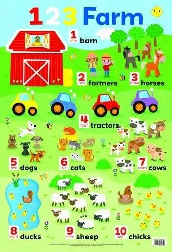Counting on the Farm Wall Chart |